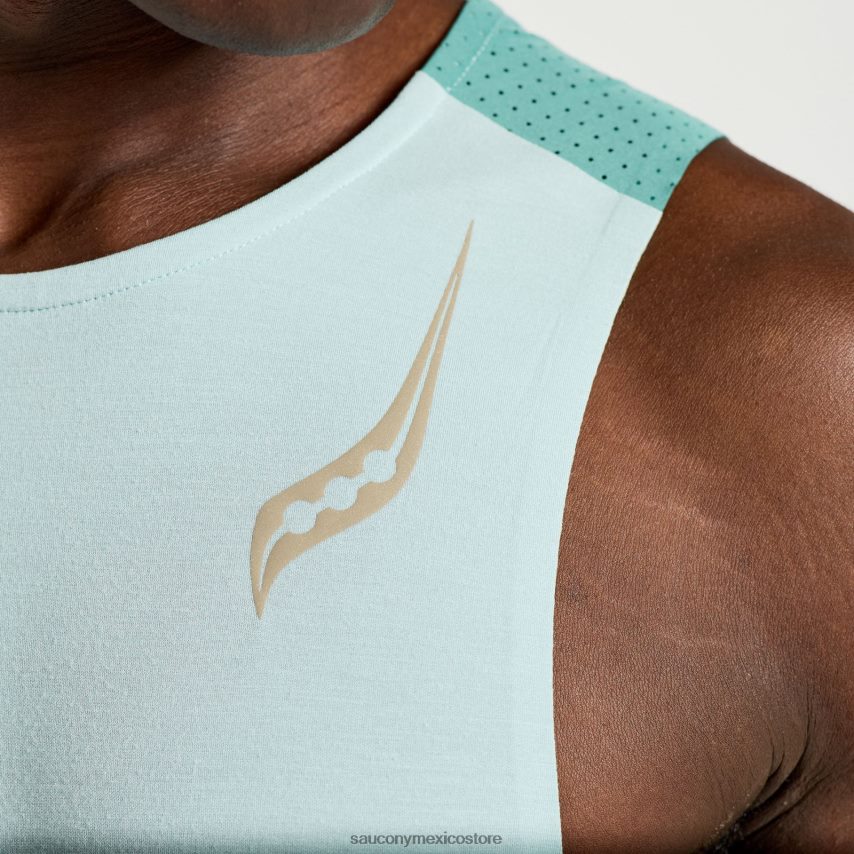 Saucony pináculo sin mangas hombres mineral P4B2Z0369