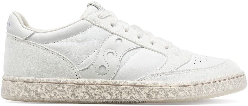 Saucony prima de la corte de jazz hombres blanco Blanco P4B2Z0164