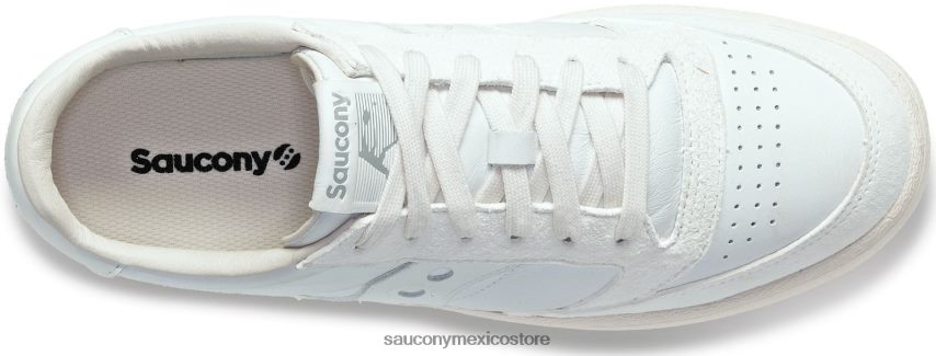 Saucony prima de la corte de jazz hombres blanco Blanco P4B2Z0164