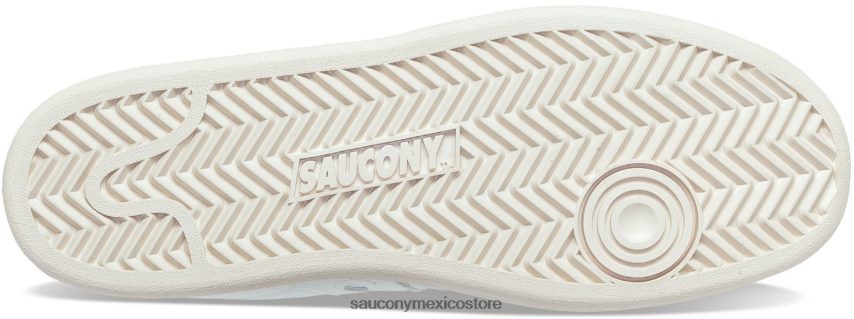 Saucony prima de la corte de jazz hombres blanco Blanco P4B2Z0164