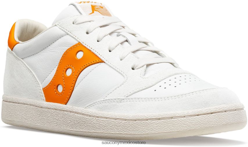 Saucony prima de la corte de jazz hombres blanco/naranja P4B2Z0165