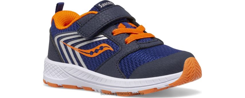 Saucony puño de viento jr zapatilla de deporte niños azul marino/naranja P4B2Z0910