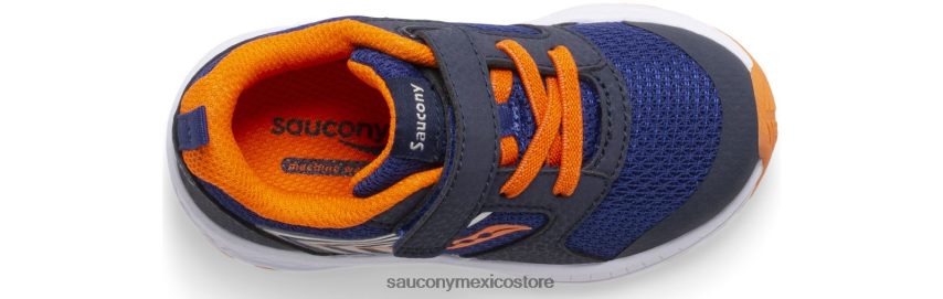 Saucony puño de viento jr zapatilla de deporte niños azul marino/naranja P4B2Z0910