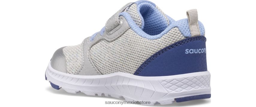 Saucony puño de viento jr zapatilla de deporte niños plata/azul/rosa P4B2Z0911