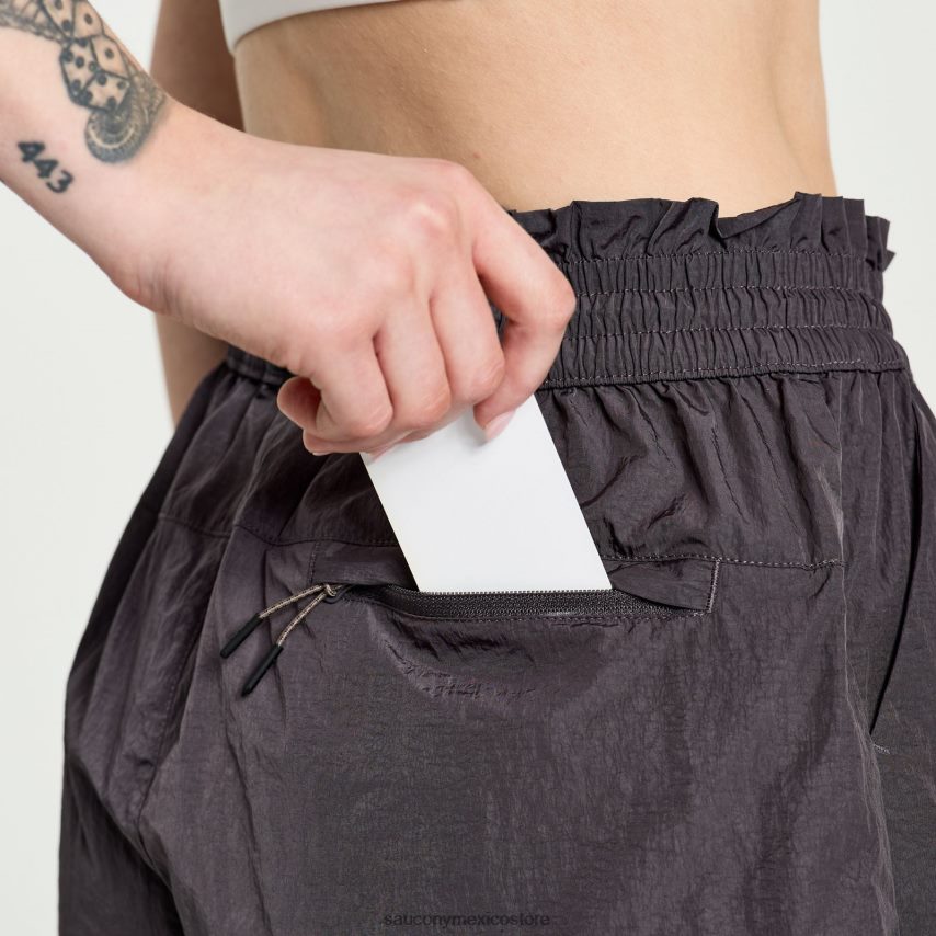 Saucony relajarse corto mujer negro P4B2Z0857