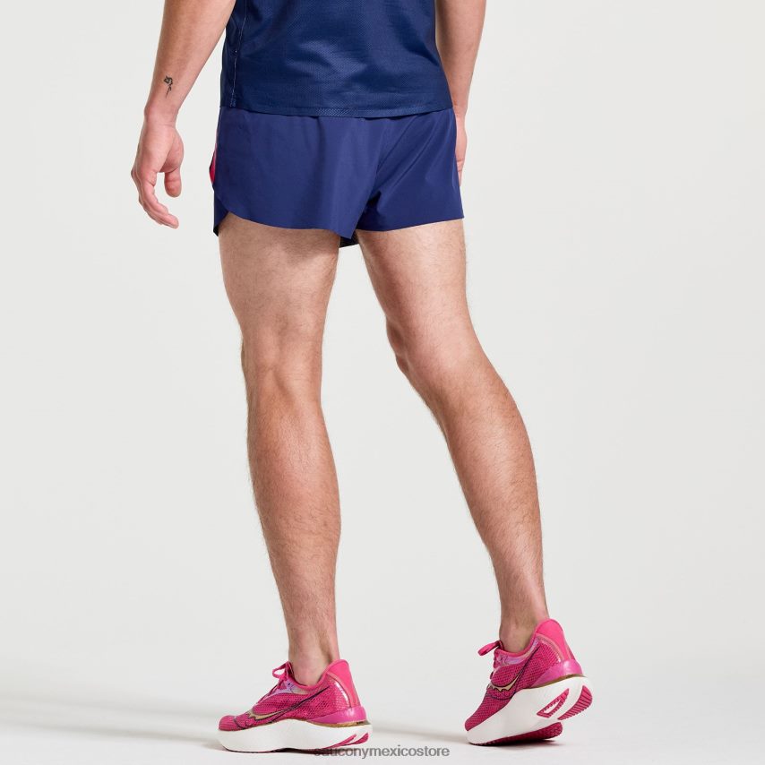 Saucony short élite dividido hombres sodalita P4B2Z0431