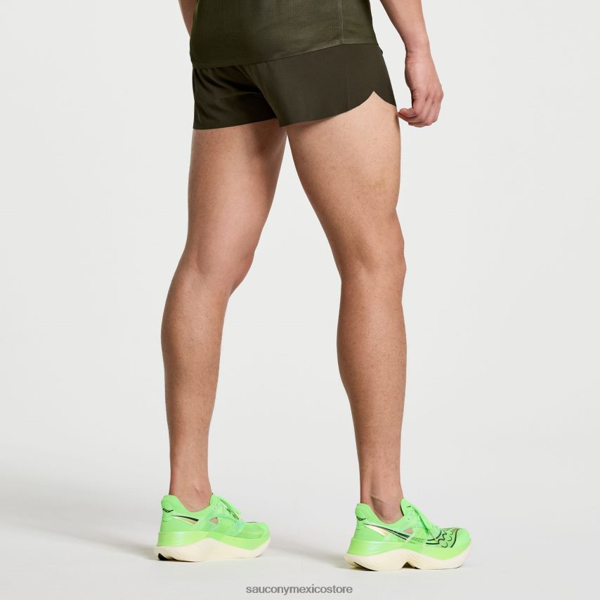 Saucony short élite dividido hombres umbría P4B2Z0430
