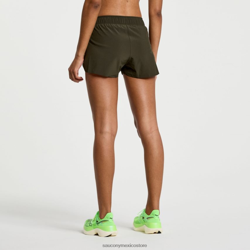 Saucony short élite dividido mujer umbría P4B2Z0825