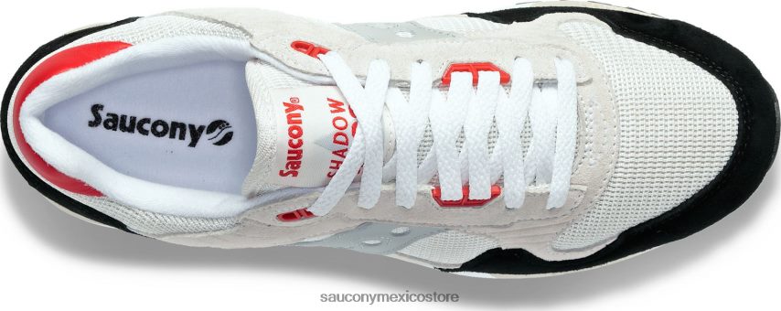 Saucony sombra 5000 hombres blanco/negro/rojo P4B2Z0251