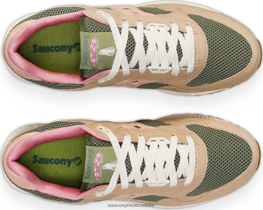 Saucony sombra 5000 hongo hombres bronceado/oliva P4B2Z0288