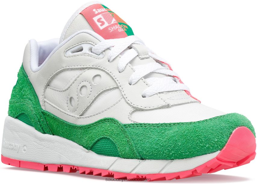 Saucony sombra 6000 dividida hombres verde blanco P4B2Z0178