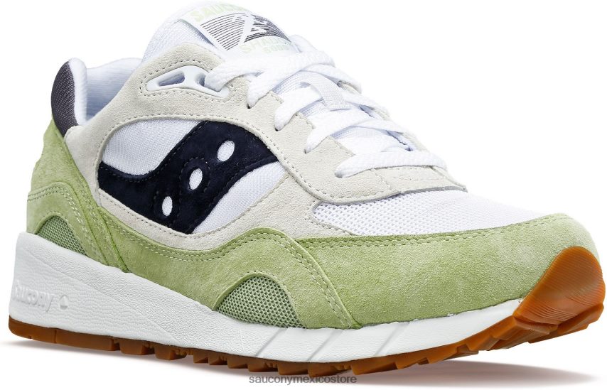 Saucony sombra 6000 hombres blanco/menta/azul marino P4B2Z0226