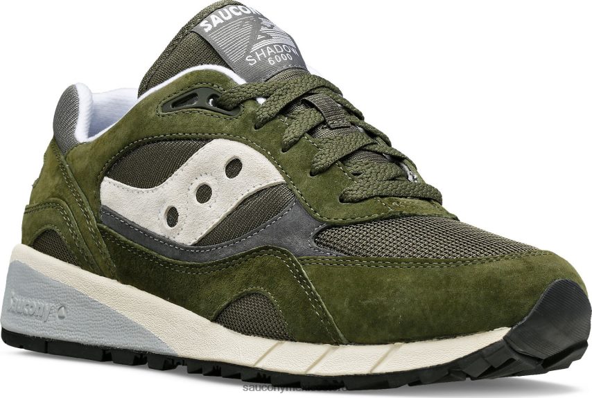 Saucony sombra 6000 hombres gris verde P4B2Z0218