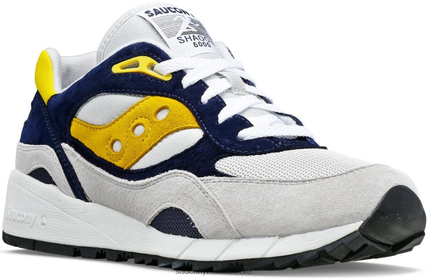 Saucony sombra 6000 hombres gris/azul/amarillo P4B2Z0219