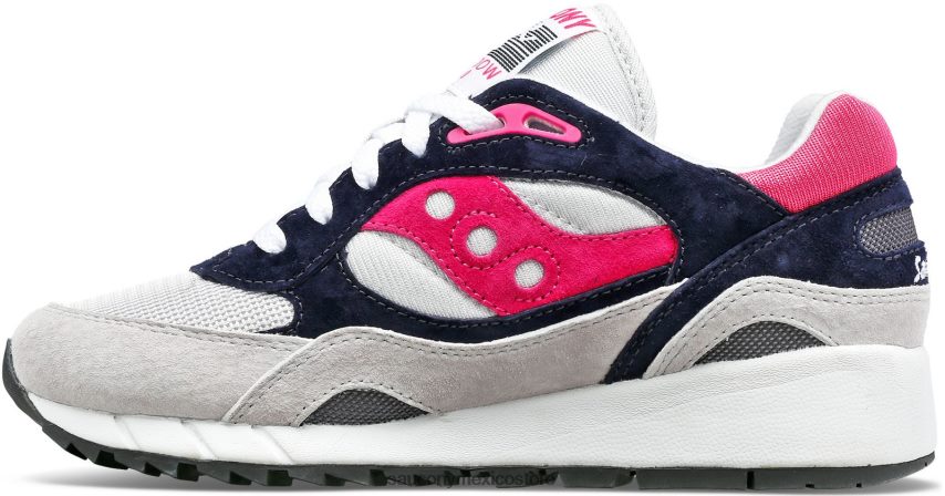 Saucony sombra 6000 hombres gris/rosa P4B2Z0222