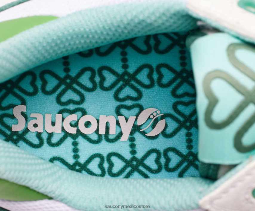 Saucony sombra de trébol 5000 hombres blanco verde P4B2Z0287