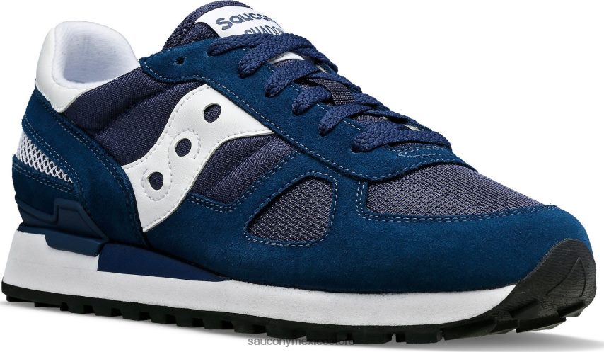 Saucony sombra original hombres azul marino/blanco P4B2Z0208