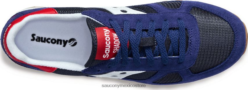 Saucony sombra original hombres azul marino/rojo P4B2Z0206