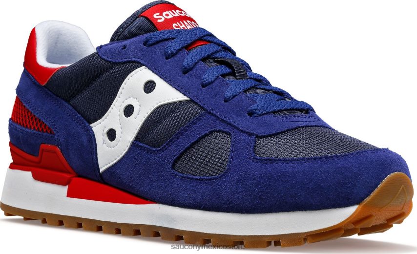 Saucony sombra original hombres azul marino/rojo P4B2Z0206