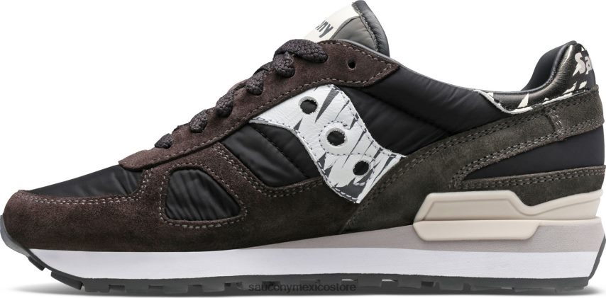 Saucony sombra original hombres gris oscuro/negro P4B2Z0255