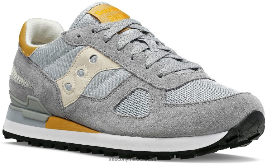 Saucony sombra original hombres gris/tostado P4B2Z0203