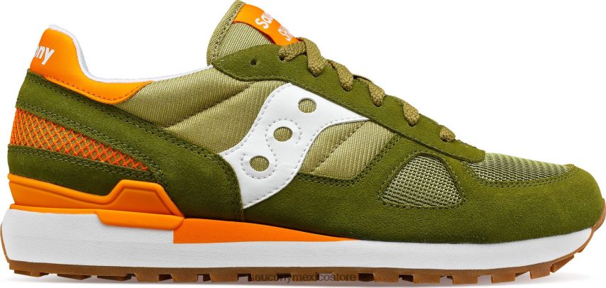 Saucony sombra original hombres oliva/naranja P4B2Z0209