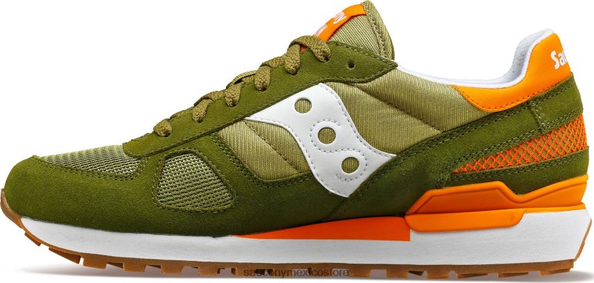 Saucony sombra original hombres oliva/naranja P4B2Z0209