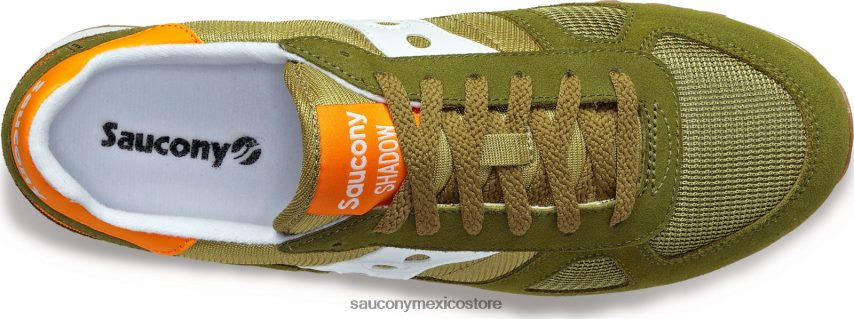 Saucony sombra original hombres oliva/naranja P4B2Z0209