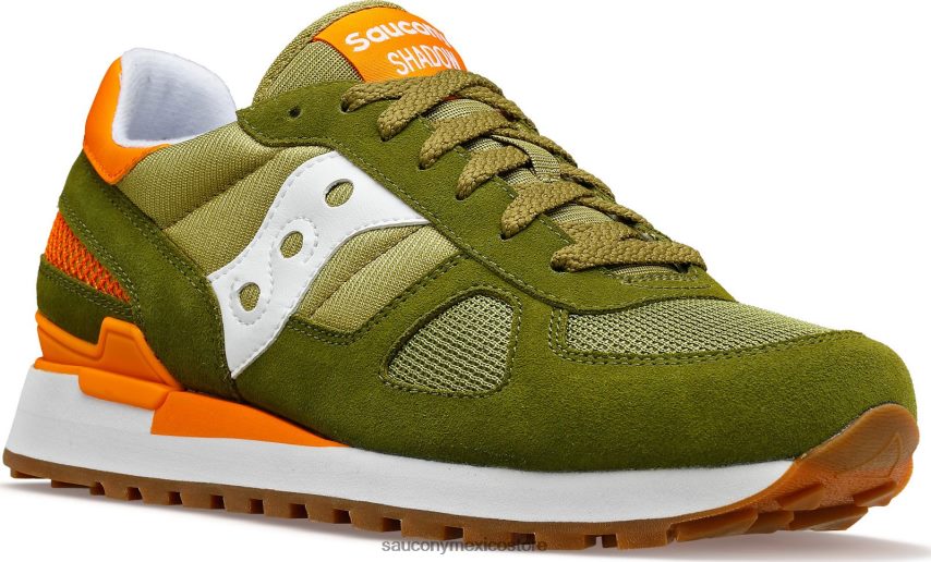 Saucony sombra original hombres oliva/naranja P4B2Z0209