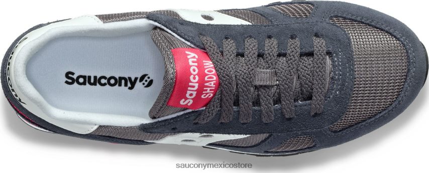 Saucony sombra original mujer gris oscuro/rojo P4B2Z0675
