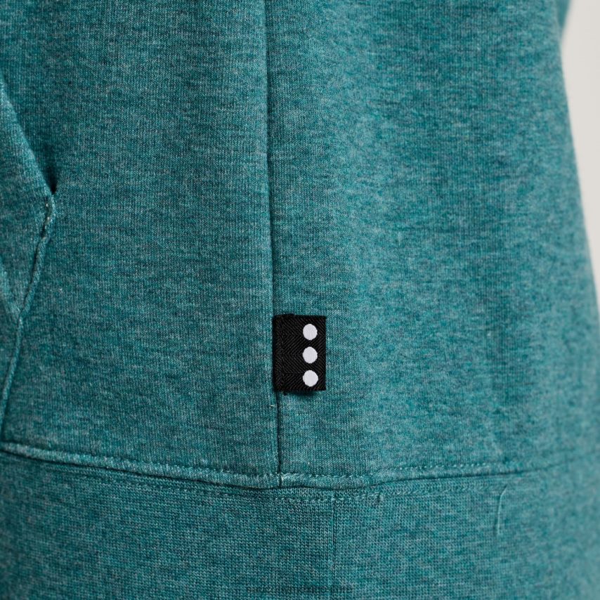 Saucony sudadera con capucha descansada mujer gráfico de brezo del atlántico norte P4B2Z0798