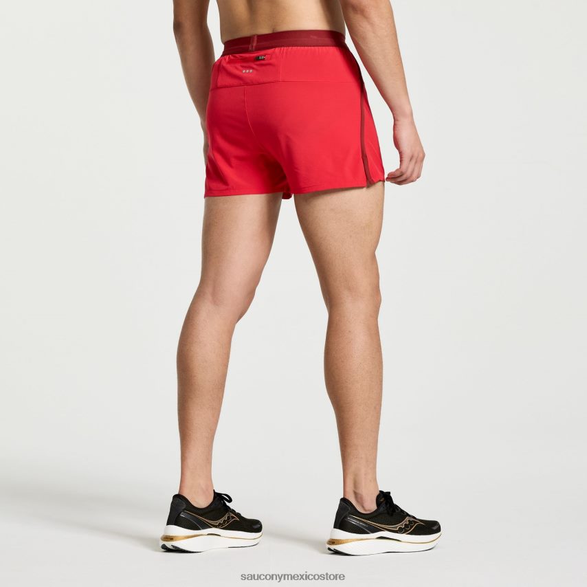 Saucony superar 3 cortos hombres amapola P4B2Z0402