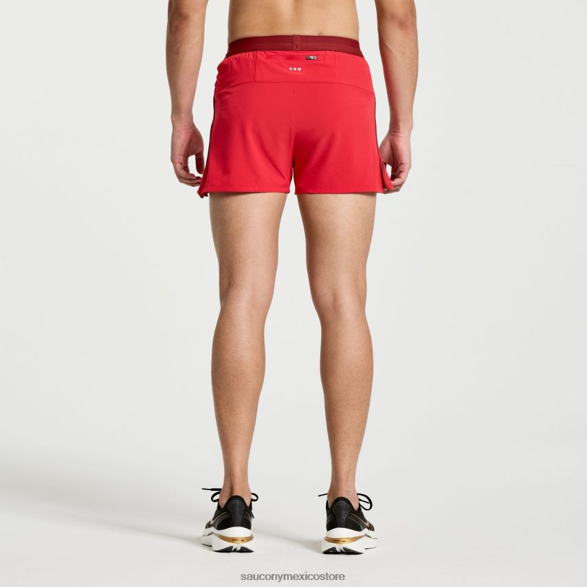 Saucony superar 3 cortos hombres amapola P4B2Z0402