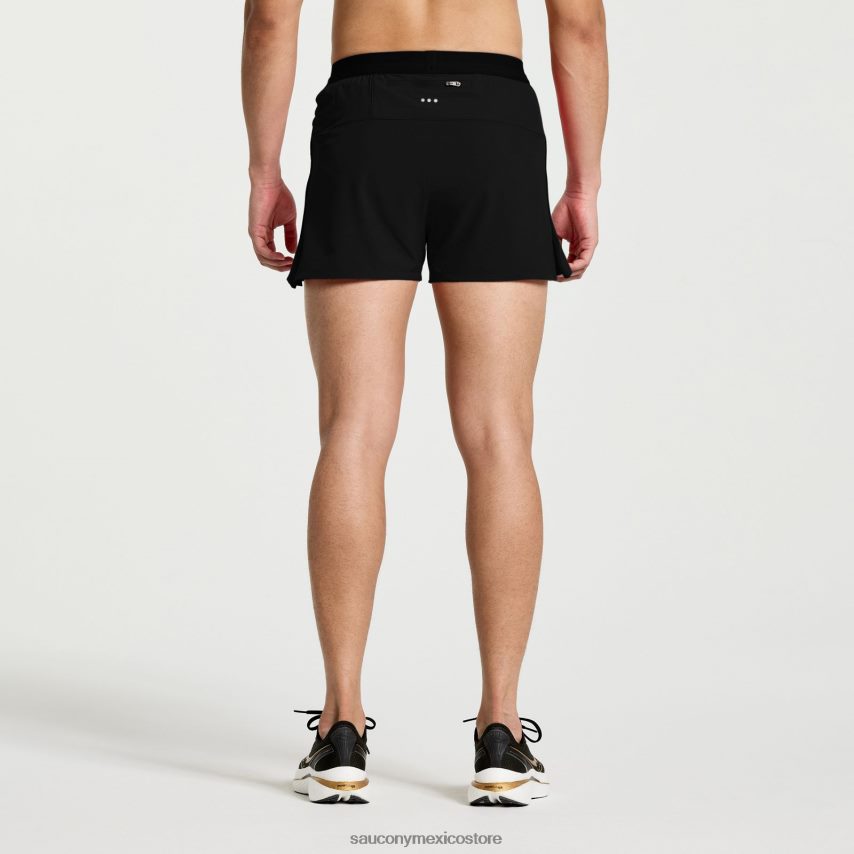 Saucony superar 3 cortos hombres negro P4B2Z0401
