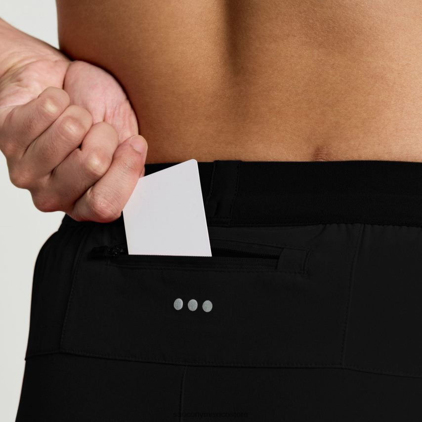 Saucony superar 3 cortos hombres negro P4B2Z0401