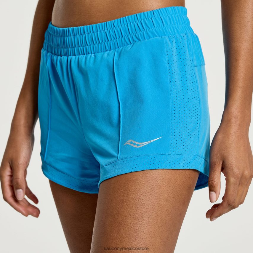 Saucony superar 3 cortos mujer azur P4B2Z0839