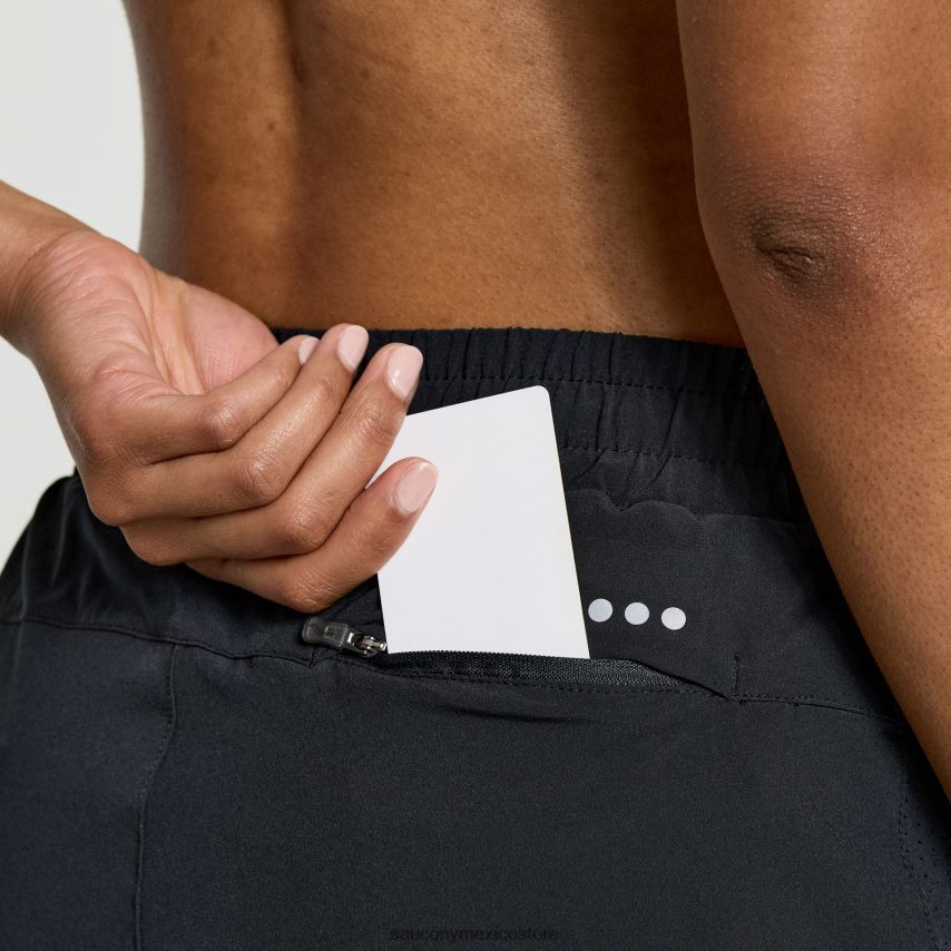 Saucony superar 3 cortos mujer negro P4B2Z0841