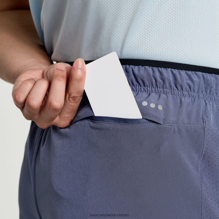 Saucony superar 5 corto hombres horizonte P4B2Z0404