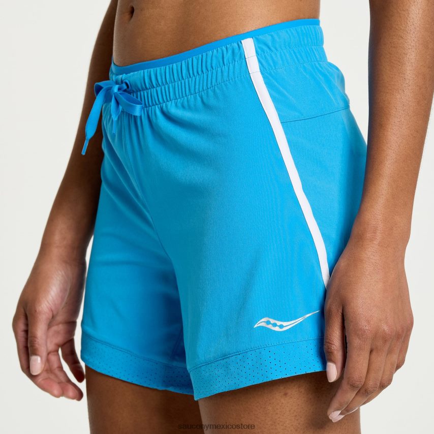 Saucony superar 5 corto mujer azur P4B2Z0811