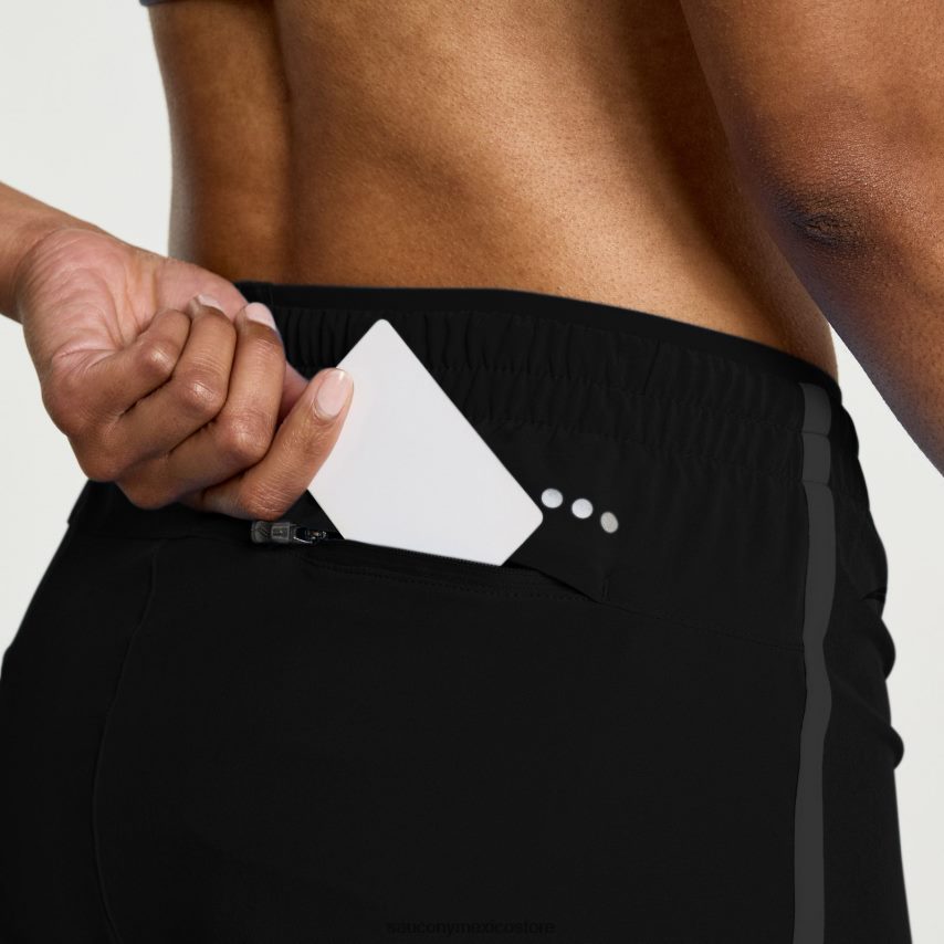 Saucony superar 5 corto mujer negro P4B2Z0809