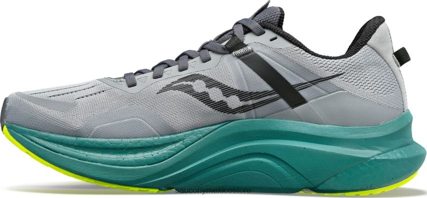 Saucony tempus ancho hombres fósil/musgo P4B2Z0118