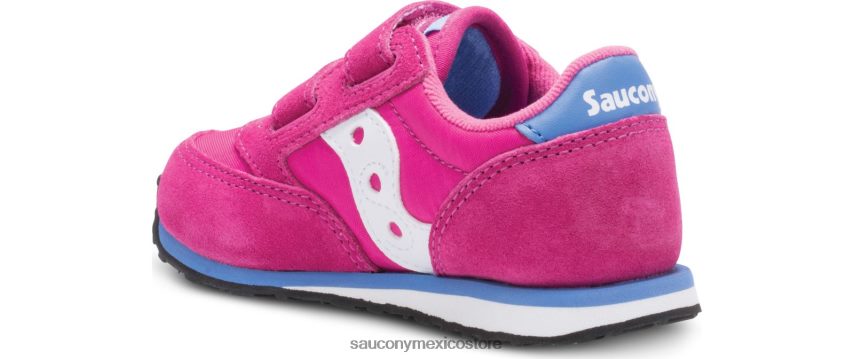 Saucony tenis baby jazz con velcro niños magenta P4B2Z0994