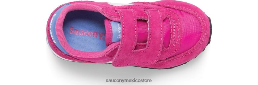Saucony tenis baby jazz con velcro niños magenta P4B2Z0994