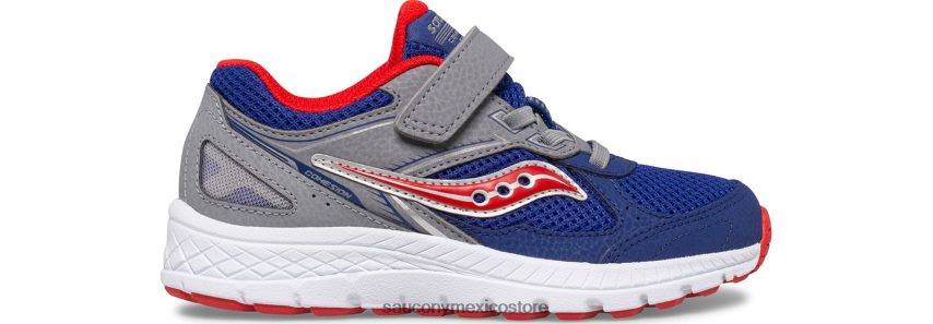 Saucony tenis cohesion 14 a/c niños azul marino/rojo P4B2Z0912