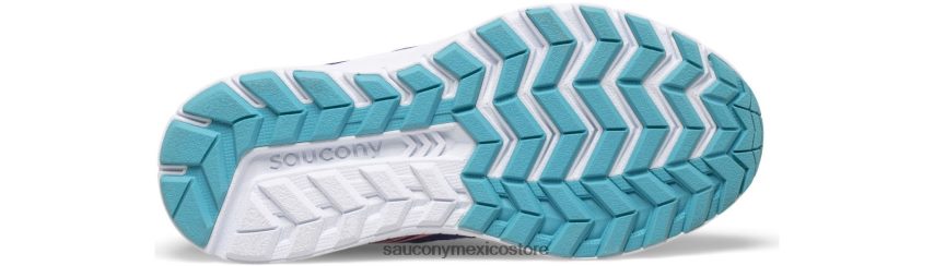 Saucony tenis cohesion 14 a/c niños azul/multi P4B2Z0915