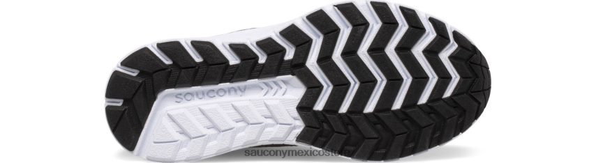 Saucony tenis cohesion 14 a/c niños gris/negro/verde P4B2Z0916