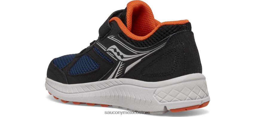 Saucony tenis cohesion 14 a/c niños negro/azul marino/óxido P4B2Z0914