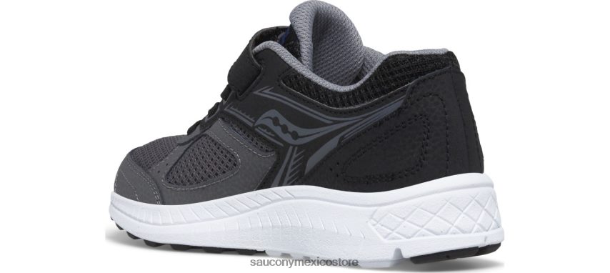 Saucony tenis cohesion 14 a/c niños negro/gris/azul P4B2Z0913