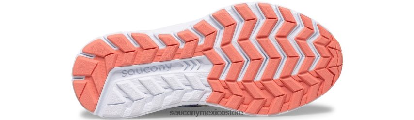 Saucony tenis cohesion 14 a/c niños plata/bígaro/turq P4B2Z0919