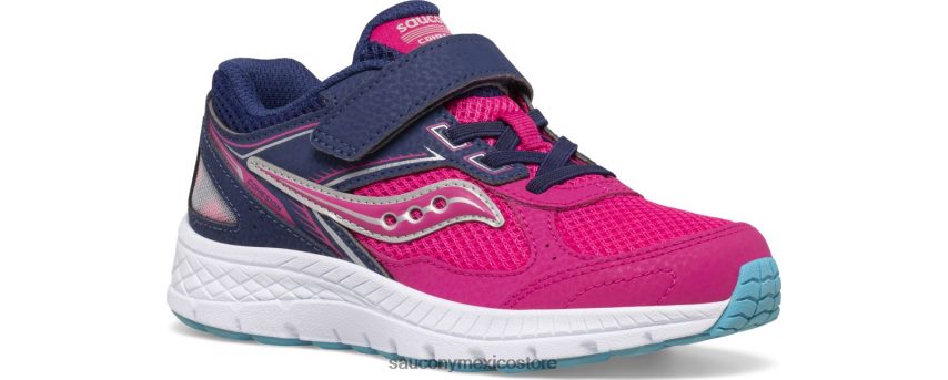 Saucony tenis cohesion 14 a/c niños rosa/azul marino P4B2Z0918